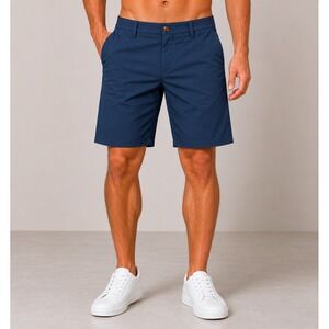 Outdoor Ventures Mens Navy Blue Performance Golf Shorts Size 32